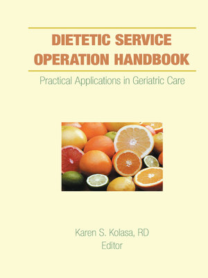 cover image of Dietetic Service Operation Handbook